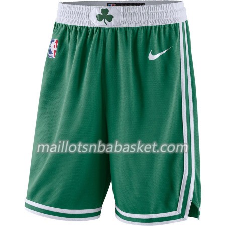 Boston Celtics Homme Shorts Vert 2018-19 Nike Swingman